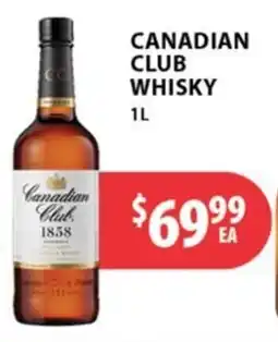 Star Liquor Canadian Club Whisky offer