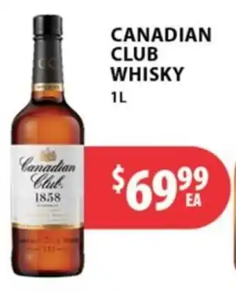 Star Liquor Canadian Club Whisky offer