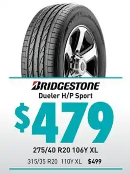 Bob Jane T-Marts Bridgestone Dueler H/P Sport offer