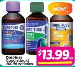 Your Discount Chemist Durotuss Cough Liquid Varieties offer