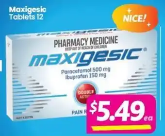 Your Discount Chemist Maxigesic Tablets offer