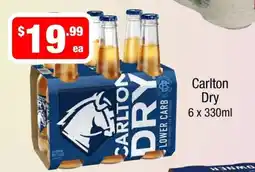 Liquor Stax Carlton Dry offer