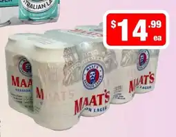 Liquor Stax Maat's Session Lager offer