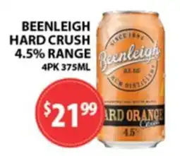 Star Liquor Beenleigh Hard Crush Hard Orange offer