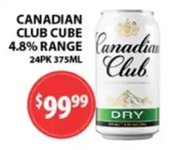 Star Liquor Canadian Club Cube offer