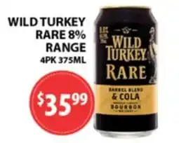 Star Liquor Wild Turkey Rare Barrel Blend & Cola offer