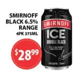 Star Liquor Smirnoff Ice Double Black offer