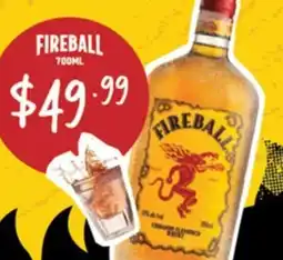 Star Liquor Fireball Cinnamon Whiskey offer
