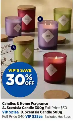 Spotlight Candles & Home Fragrance Scentsia Candle offer