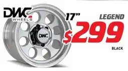 Bob Jane T-Marts DWC Wheels Legend 17" Black offer