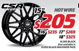 Bob Jane T-Marts CSA Wheels 15" Hotwire offer
