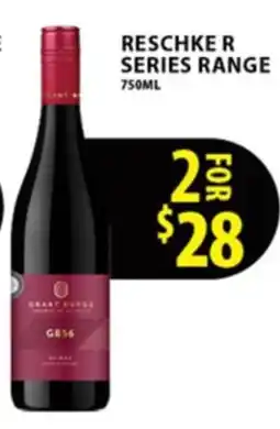 Star Liquor Grant Burge Reschke R Series Range offer