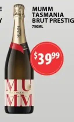 Star Liquor Mumm Tasmania Brut Prestige offer