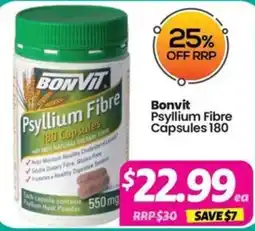Your Discount Chemist Bonvit Psyllium Fibre Capsules offer