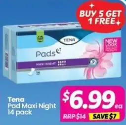 Your Discount Chemist Tena Pad Maxi Night offer