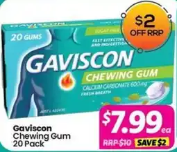Your Discount Chemist Gaviscon Chewing Gum offer