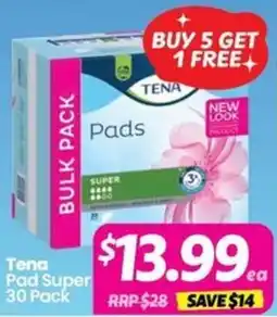 Your Discount Chemist Tena Pad Super offer