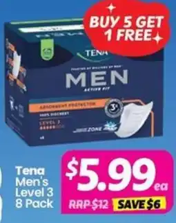 Your Discount Chemist Tena Men's Level 3 offer
