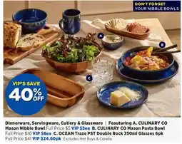 Spotlight CULINARY CO Mason Pasta Bowl offer
