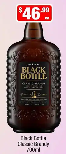 Liquor Stax Black Bottle Classic Brandy offer