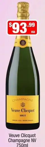 Liquor Stax Veuve Clicquot Champagne NV offer