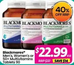 Your Discount Chemist Blackmores Multivitamins offer