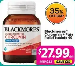 Your Discount Chemist Blackmores Concentrated Curcumin offer