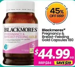 Your Discount Chemist Blackmores Pregnancy & Breast-Feeding Gold offer