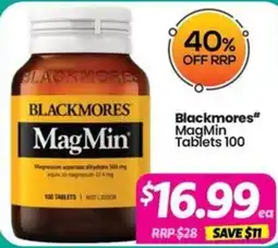 Your Discount Chemist Blackmores MagMin Tablets offer