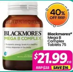 Your Discount Chemist Blackmores Mega B Complex offer