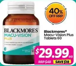 Your Discount Chemist Blackmores Macu-Vision Plus offer