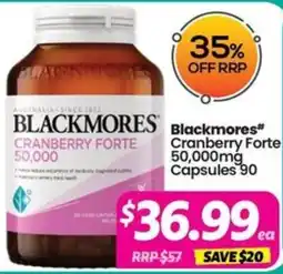 Your Discount Chemist Blackmores Cranberry Forte offer