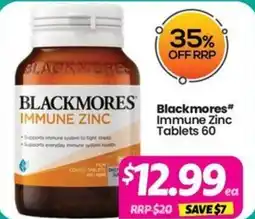 Your Discount Chemist Blackmores Immune Zinc offer