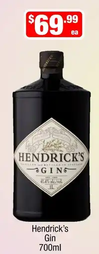 Liquor Stax Hendrick's Gin offer