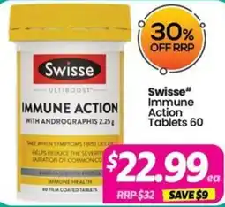 Your Discount Chemist Swisse Immune Action Tablets offer