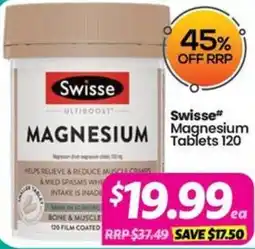 Your Discount Chemist Swisse Magnesium Tablets offer