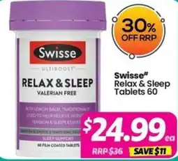 Your Discount Chemist Swisse Relax & Sleep Tablets offer