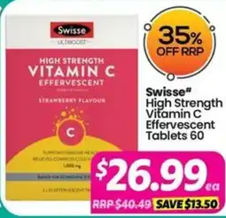 Your Discount Chemist Swisse High Strength Vitamin C Effervescent offer