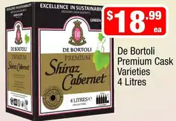 Liquor Stax De Bortoli Premium Shiraz Cabernet Varieties offer
