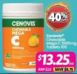 Your Discount Chemist Cenovis Chewable Mega C offer