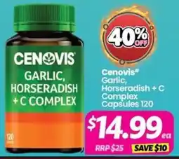 Your Discount Chemist Cenovis Garlic, Horseradish + C Complex offer