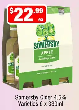 Liquor Stax Somersby Cider 4.5% Varieties offer