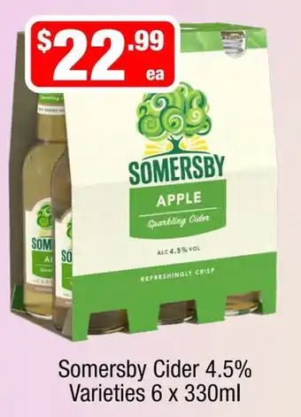 Liquor Stax Somersby Cider 4.5% Varieties offer