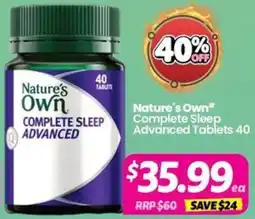 Your Discount Chemist Nature's Own Complete Sleep Advanced offer
