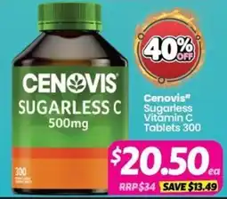 Your Discount Chemist Cenovis Sugarless C offer