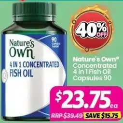 Your Discount Chemist Nature's Own 4 in 1 Concentrated Fish Oil offer