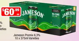 Liquor Stax Jameson Premix 6.3% offer