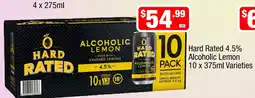 Liquor Stax Hard Rated Alcoholic Lemon offer