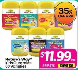 Your Discount Chemist Nature's Way Kids Gummies 60 Varieties offer