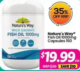 Your Discount Chemist Nature's Way Wild Caught Fish Oil 1000mg offer